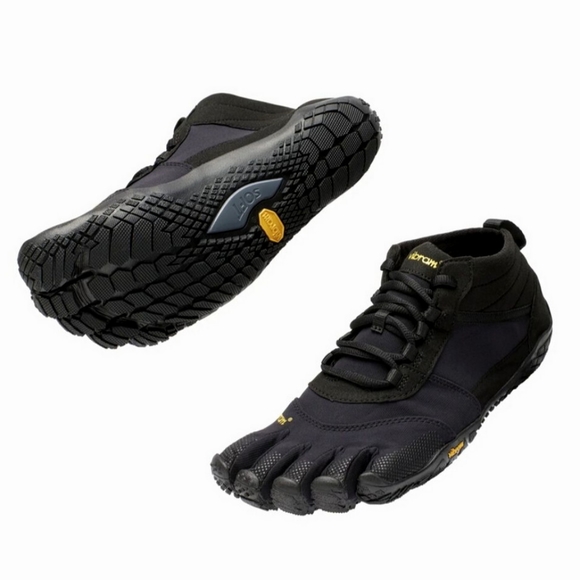 VIBRAM V-Trek Black Womens 38 US Size 7.5-8 - Picture 6 of 9